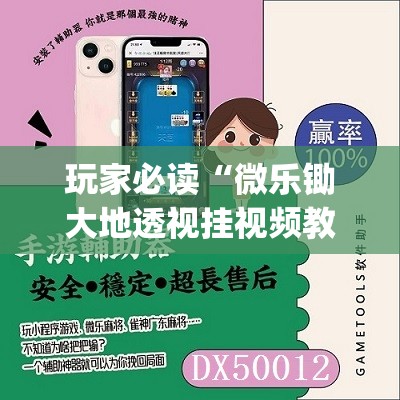玩家必读“微乐锄大地透视挂视频教程”(透视挂)辅助下载教程