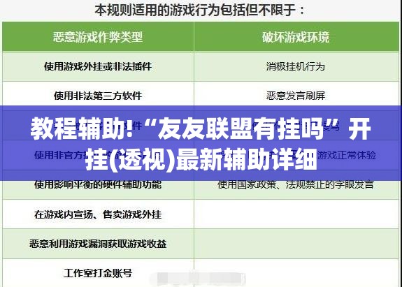 教程辅助!“友友联盟有挂吗”开挂(透视)最新辅助详细