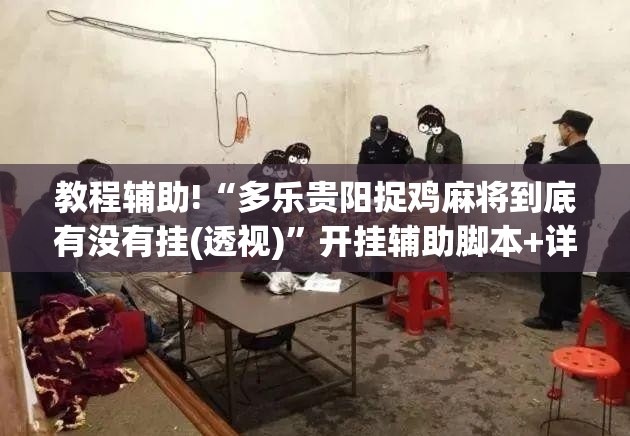 教程辅助!“多乐贵阳捉鸡麻将到底有没有挂(透视)”开挂辅助脚本+详细开挂安装教程