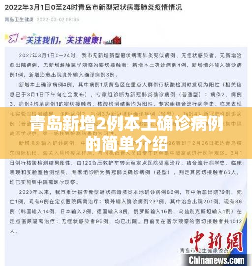 青岛新增2例本土确诊病例的简单介绍 青岛新增2例本土确诊病例的简单介绍