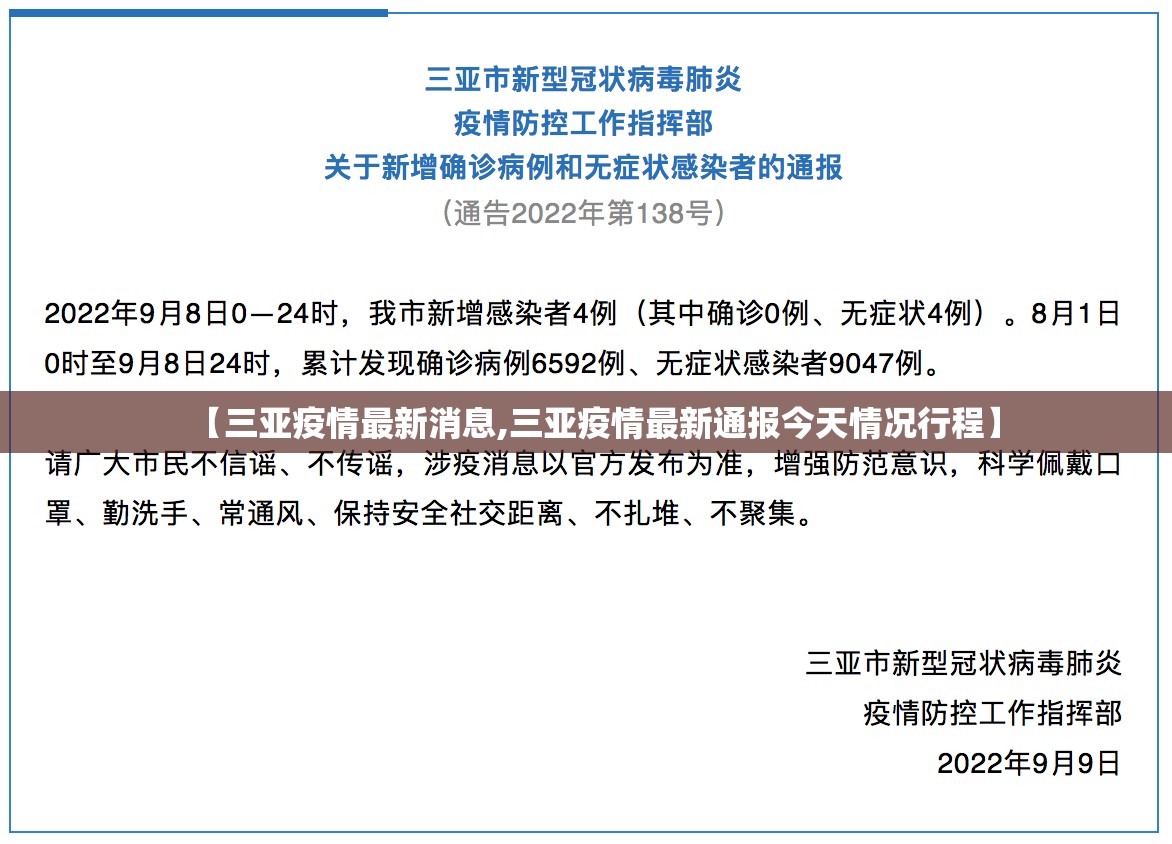 【三亚疫情最新消息,三亚疫情最新通报今天情况行程】 【三亚疫情最新消息,三亚疫情最新通报今天情况行程】