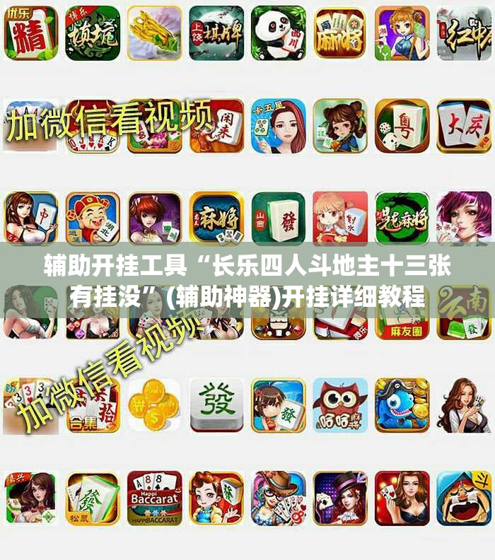 辅助开挂工具“长乐四人斗地主十三张有挂没”(辅助神器)开挂详细教程