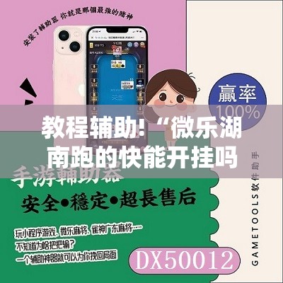 教程辅助!“微乐湖南跑的快能开挂吗”其实确实有挂