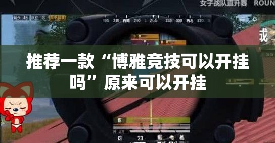 推荐一款“博雅竞技可以开挂吗”原来可以开挂