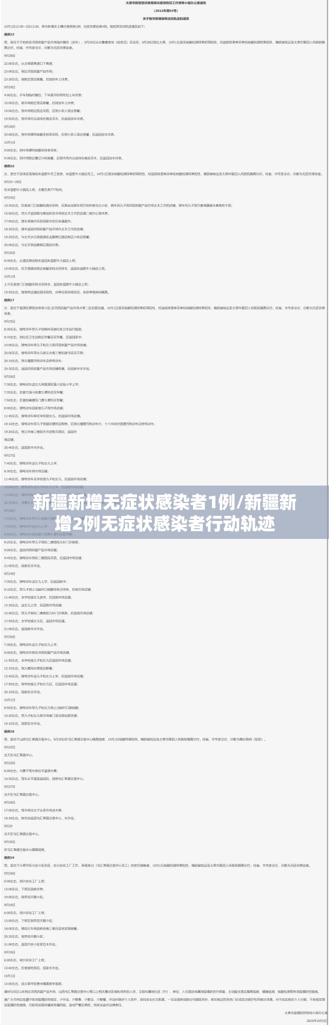 新疆新增无症状感染者1例/新疆新增2例无症状感染者行动轨迹 新疆新增无症状感染者1例/新疆新增2例无症状感染者行动轨迹