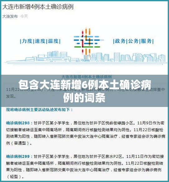包含大连新增6例本土确诊病例的词条 包含大连新增6例本土确诊病例的词条
