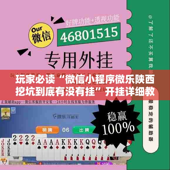 玩家必读“微信小程序微乐陕西挖坑到底有没有挂”开挂详细教程