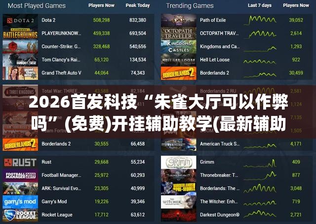2026首发科技“朱雀大厅可以作弊吗”(免费)开挂辅助教学(最新辅助开挂教程)