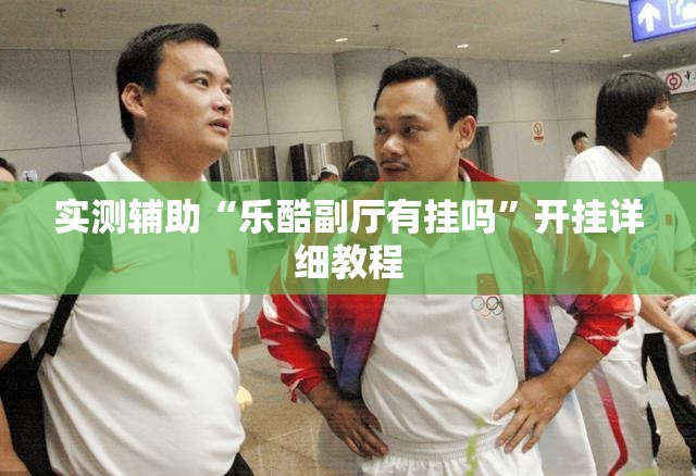 实测辅助“乐酷副厅有挂吗”开挂详细教程