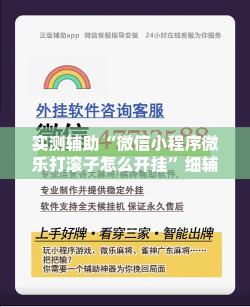 实测辅助“微信小程序微乐打滚子怎么开挂”细辅助教程分享