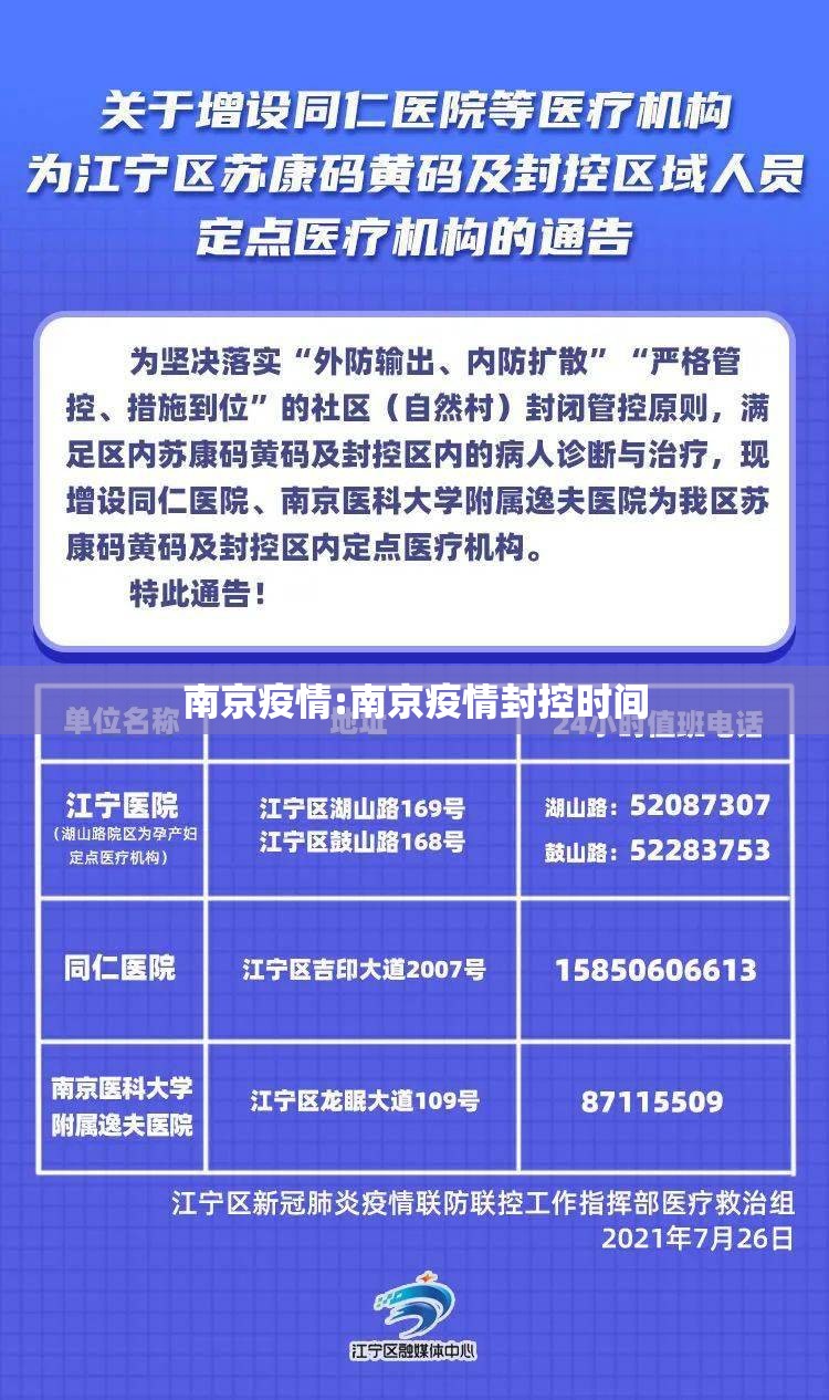 南京疫情:南京疫情封控时间 南京疫情:南京疫情封控时间