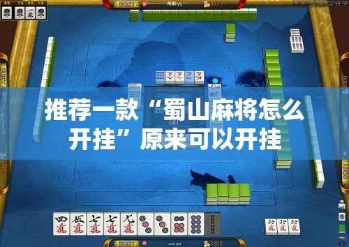 推荐一款“蜀山麻将怎么开挂”原来可以开挂
