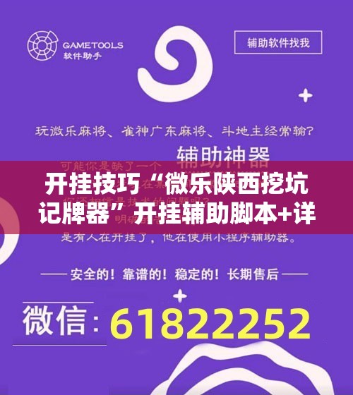 开挂技巧“微乐陕西挖坑记牌器”开挂辅助脚本+详细开挂安装教程