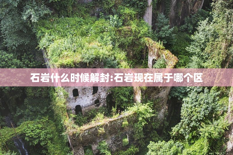 石岩什么时候解封:石岩现在属于哪个区 石岩什么时候解封:石岩现在属于哪个区