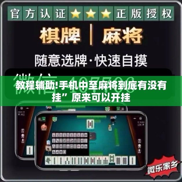 教程辅助!手机中至麻将到底有没有挂	”原来可以开挂
