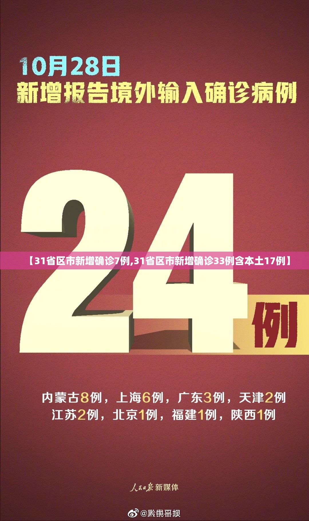 【31省区市新增确诊7例,31省区市新增确诊33例含本土17例】