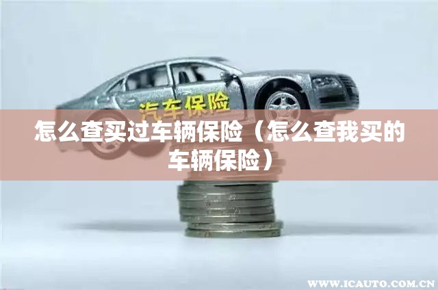 怎么查买过车辆保险(怎么查我买的车辆保险) 怎么查买过车辆保险(怎么查我买的车辆保险)
