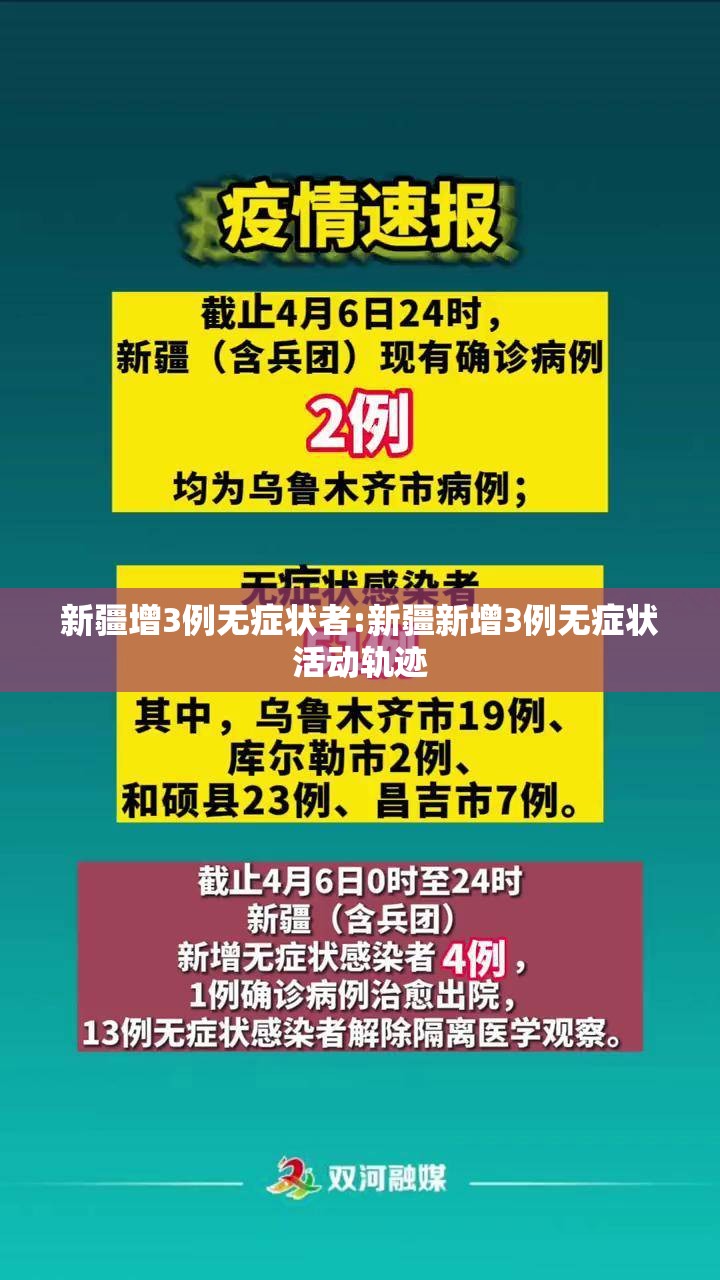 新疆增3例无症状者:新疆新增3例无症状活动轨迹 新疆增3例无症状者:新疆新增3例无症状活动轨迹