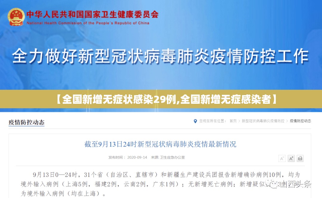 【全国新增无症状感染29例,全国新增无症感染者】 【全国新增无症状感染29例,全国新增无症感染者】