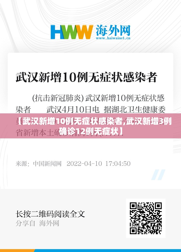 【武汉新增10例无症状感染者,武汉新增3例确诊12例无症状】 【武汉新增10例无症状感染者,武汉新增3例确诊12例无症状】