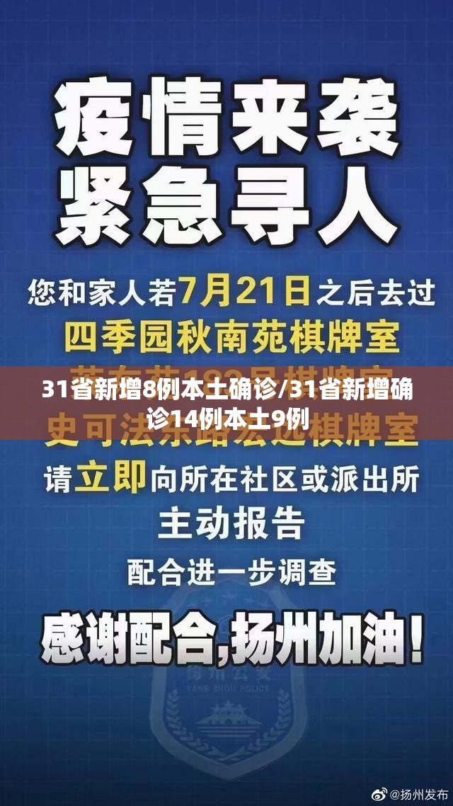 31省新增8例本土确诊/31省新增确诊14例本土9例 31省新增8例本土确诊/31省新增确诊14例本土9例