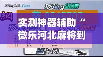 实测神器辅助“微乐河北麻将到底有没有挂”(透视挂)辅助下载教程
