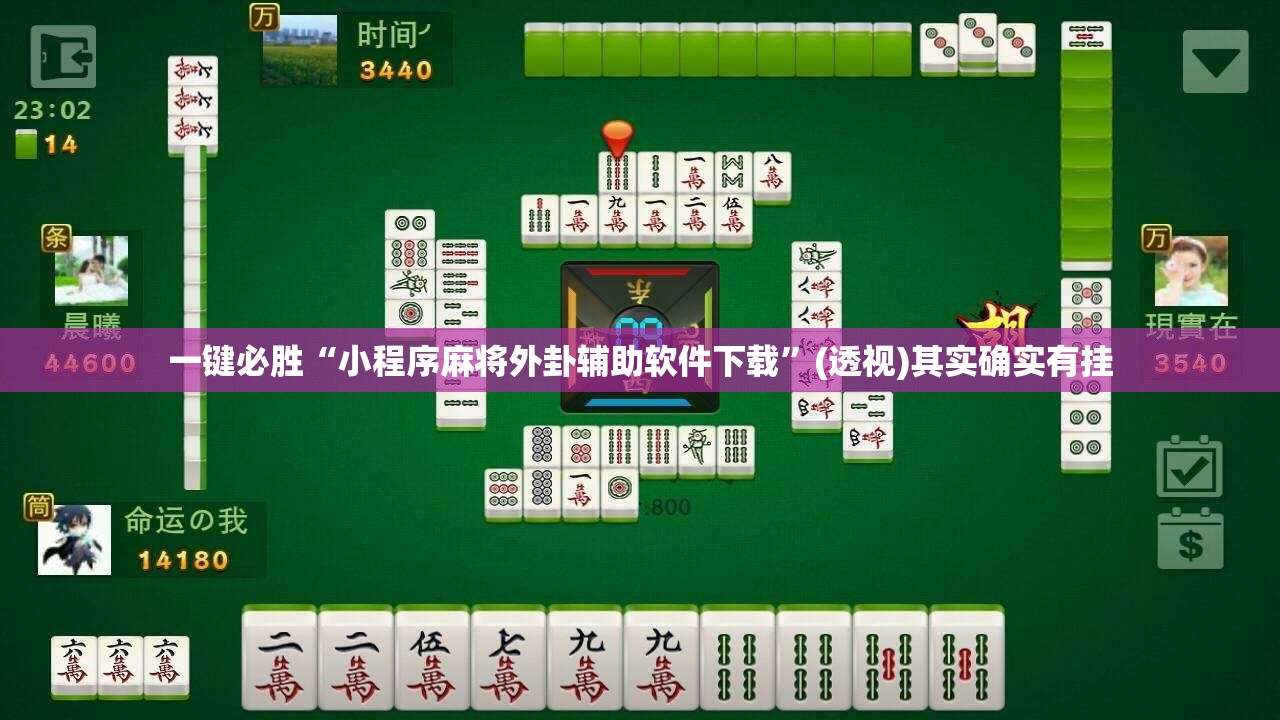 一键必胜“小程序麻将外卦辅助软件下载”(透视)其实确实有挂