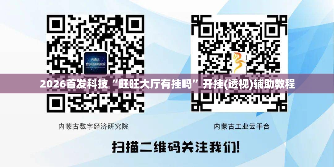 2026首发科技“旺旺大厅有挂吗	”开挂(透视)辅助教程