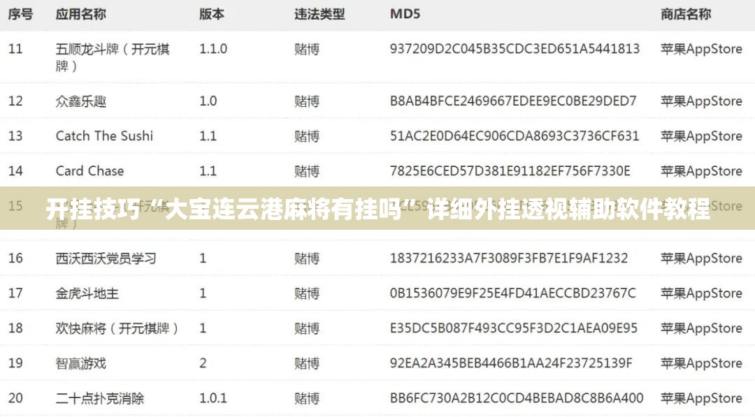 开挂技巧“大宝连云港麻将有挂吗”详细外挂透视辅助软件教程