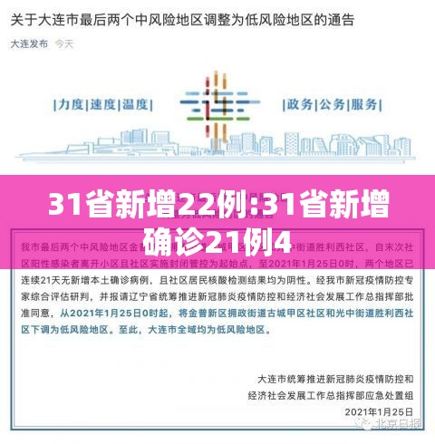 31省新增22例:31省新增确诊21例4