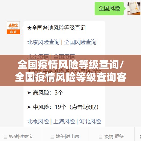 全国疫情风险等级查询/全国疫情风险等级查询客户端 全国疫情风险等级查询/全国疫情风险等级查询客户端
