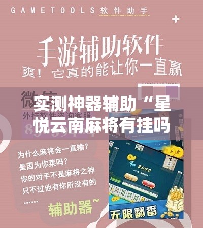 实测神器辅助“星悦云南麻将有挂吗”细辅助教程分享