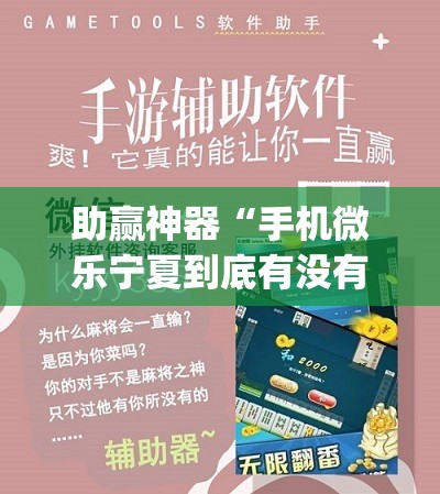 助赢神器“手机微乐宁夏到底有没有挂(透视)	”开挂辅助脚本+详细开挂安装教程