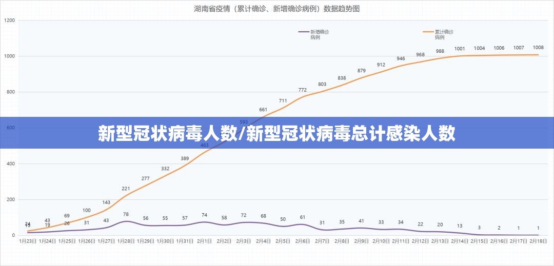 新型冠状病毒人数/新型冠状病毒总计感染人数