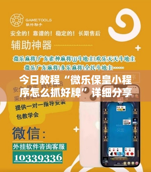 今日教程“微乐保皇小程序怎么抓好牌”详细分享装挂步骤