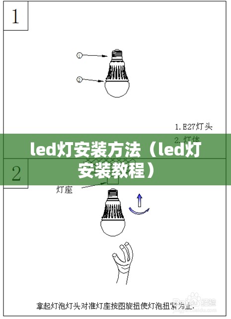 led灯安装方法(led灯安装教程) led灯安装方法(led灯安装教程)
