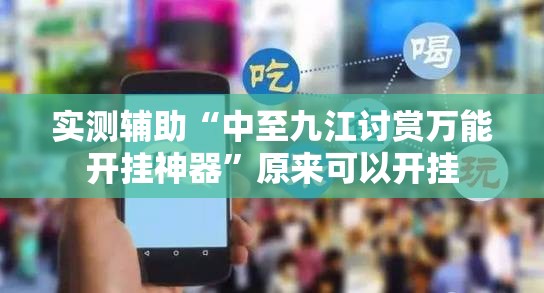实测辅助“中至九江讨赏万能开挂神器”原来可以开挂