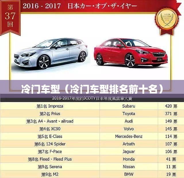 冷门车型（冷门车型排名前十名）