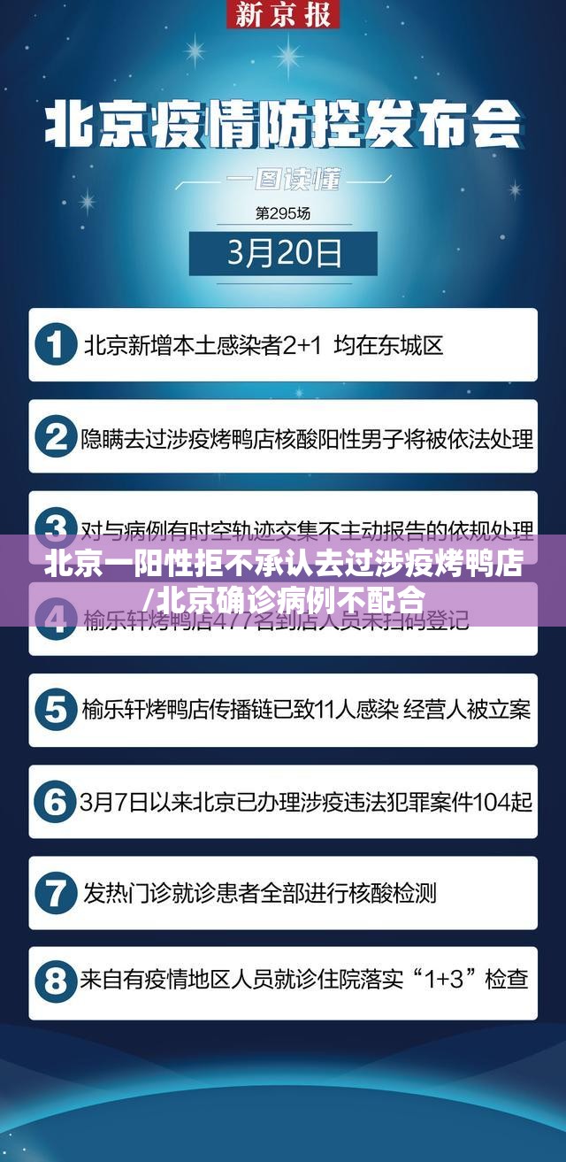 北京一阳性拒不承认去过涉疫烤鸭店/北京确诊病例不配合