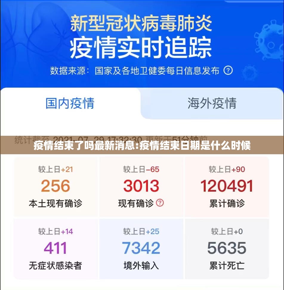 疫情结束了吗最新消息:疫情结束日期是什么时候