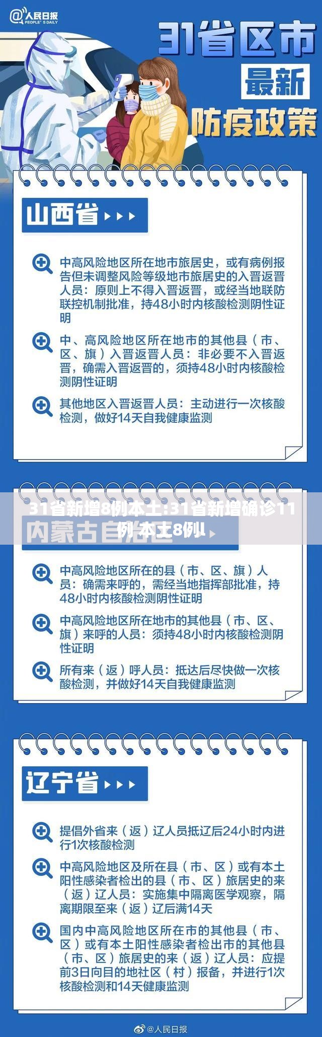 31省新增8例本土:31省新增确诊11例 本土8例l