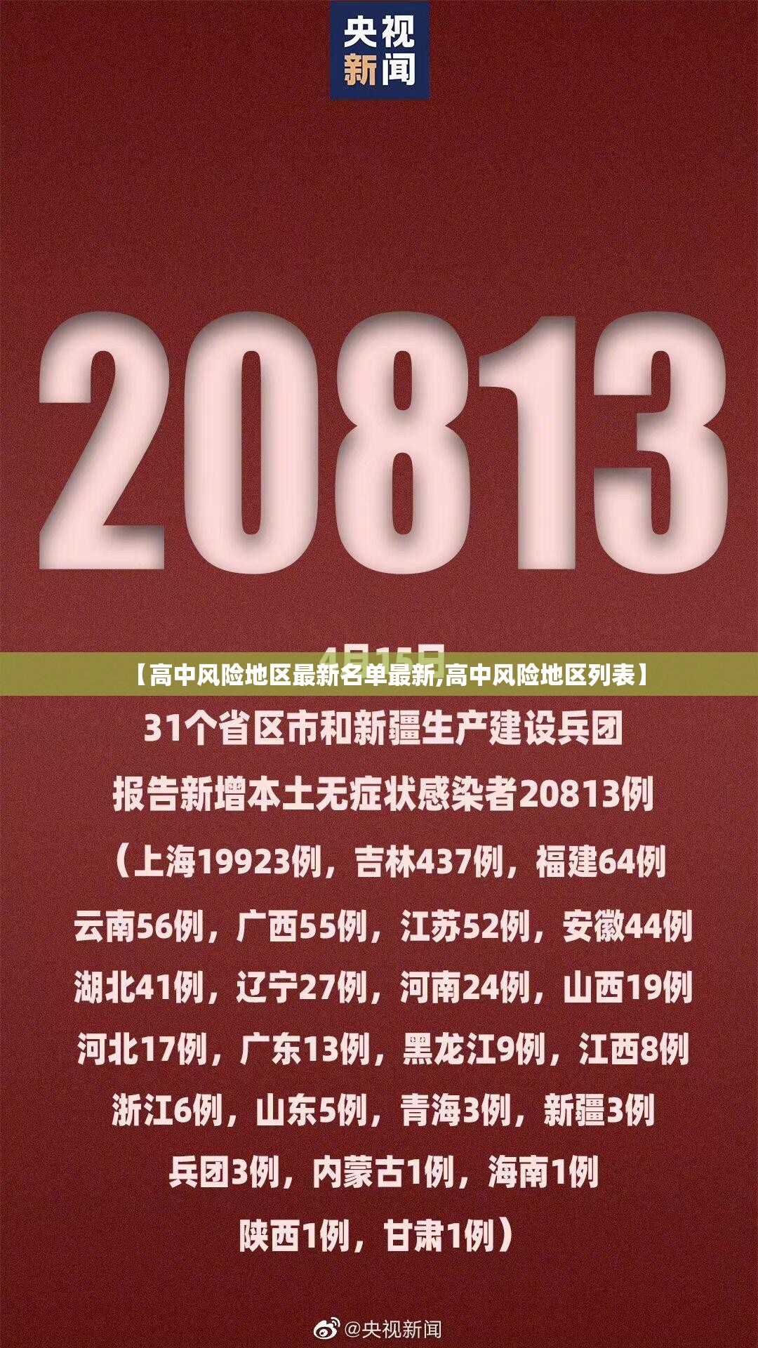 【高中风险地区最新名单最新,高中风险地区列表】