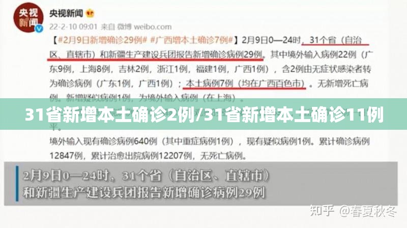 31省新增本土确诊2例/31省新增本土确诊11例