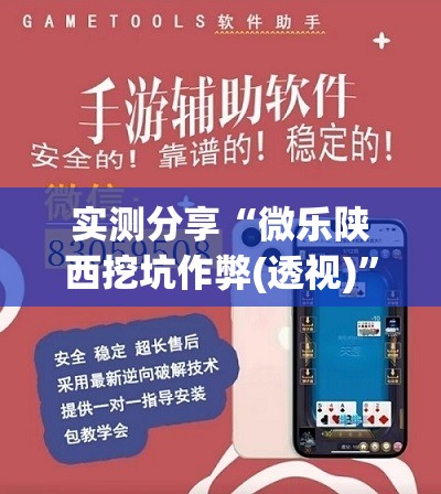实测分享“微乐陕西挖坑作弊(透视)	”开挂辅助脚本+详细开挂安装教程