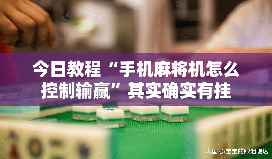 今日教程“手机麻将机怎么控制输赢”其实确实有挂