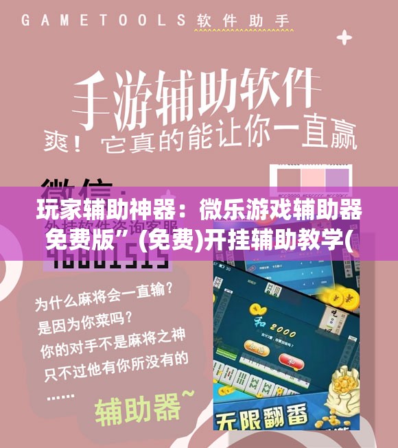 玩家辅助神器：微乐游戏辅助器免费版”(免费)开挂辅助教学(最新辅助开挂教程)