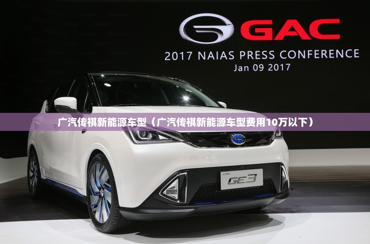 广汽传祺新能源车型（广汽传祺新能源车型费用10万以下）
