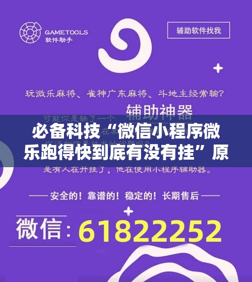 必备科技“微信小程序微乐跑得快到底有没有挂”原来可以开挂