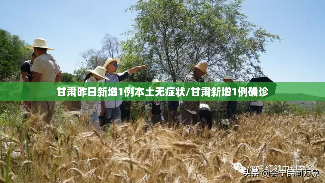 甘肃昨日新增1例本土无症状/甘肃新增1例确诊