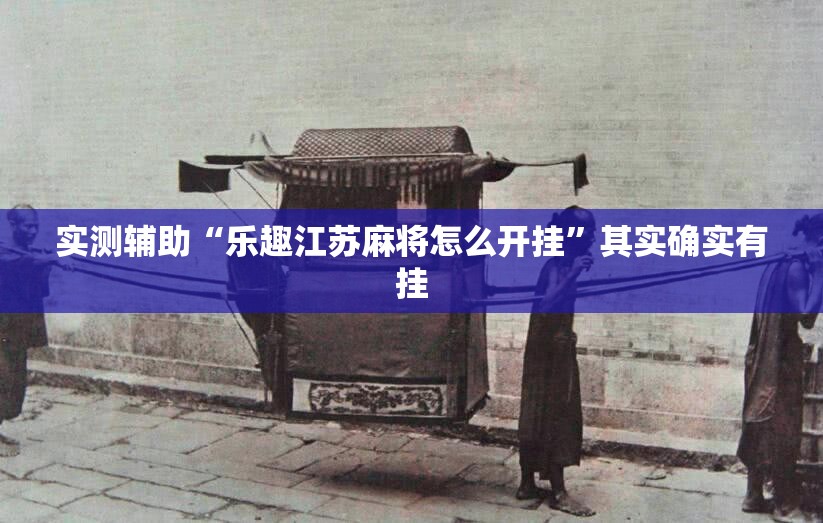实测辅助“乐趣江苏麻将怎么开挂”其实确实有挂